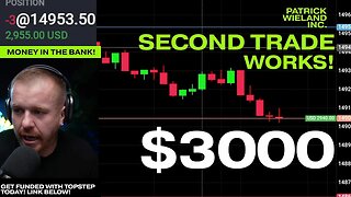 Day Trading LIVE on Youtube 2nd Day Trade Works! $3000 Profit!