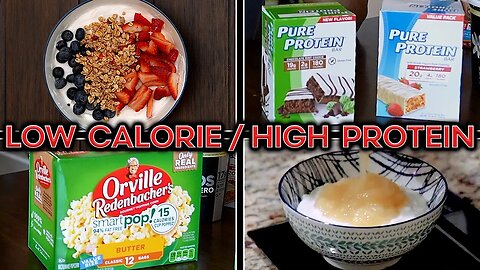 5 LOW Calorie HIGH Protein SNACK Ideas – STAY/GET Lean & Build MUSCLE