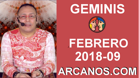 GEMINIS FEBRERO 2018-09-25 Feb al 3 Mar 2018-Amor Solteros Parejas Dinero Trabajo-ARCANOS.COM