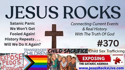 Jesus Rocks - Disturbing Silence: Why Isn't Anyone Addressing Child Sex Slave Trafficking? | LIVE @ 7pm ET