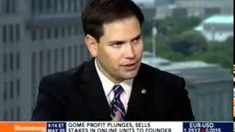 Sen. Rubio sits down with Al Hunt on Bloomberg's "Political Capital"