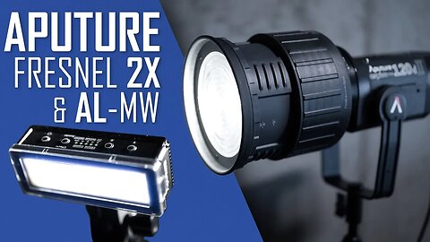 Aputure AL-MW LED Light & Fresnel 2x
