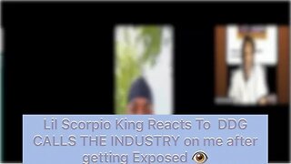 Lil Scorpio King Reacts To DDG CALLS THE INDUSTRY on me after getting Exposed 👁️