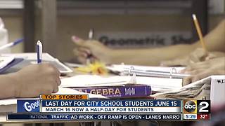 Baltimore City students will go to school until June 15