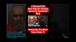 I Tattooed The Nazi Sign On Charles Manson’s Forehead! 🫢😨 #hitler #nazi #charlesmanson #shorts