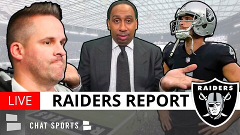 Raiders LIVE: Derek Carr Got ROASTED By Stephen A. Smith