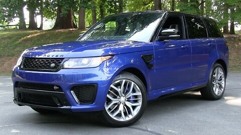 2015/2016 Range Rover Sport SVR Start Up, Road Test, and In Depth Review