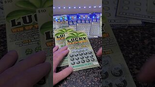 Huge Winning $10 Scratch Off Ticket! #lottery