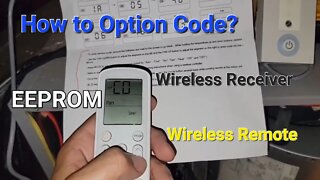 How to use Samsung Wireless Receiver and Remote Controller to Option Code EEPROM