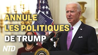 Biden annule les politiques de Trump; L’accord de Paris sous critique; La menace chinoise confirmée