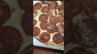 Pizza Pepperoni Mushroom and Beef #pizza #peperoni #mushroom #shorts