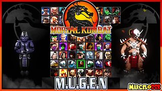 Smoke & Cyber Chameleon Vs. Shao Kahn & Jax MK2 - Mortal Kombat M.U.G.E.N