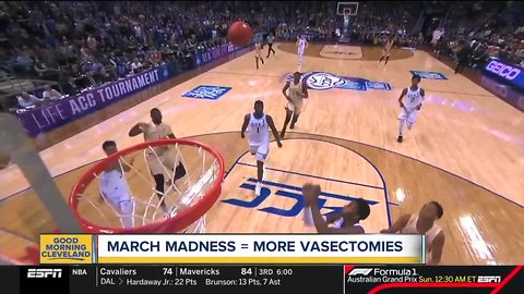 Cleveland Clinic: More vasectomies are scheduled in March because of NCAA Tournament