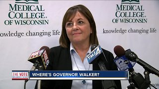 Walker has yet to address election results