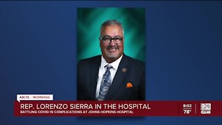 Rep. Sierra hospitalized with coronavirus