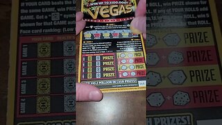 Winning Vegas Lottery Ticket Scratch Off!