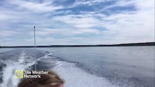 Summer boating time out on the bay