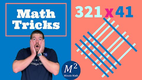 Minute Math Tricks | Part 11 | 321x41 Using Lines #shorts