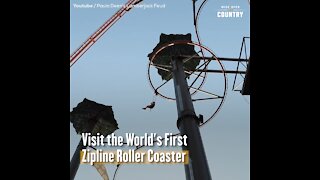 Visit the World's First Zipline Roller Coaster