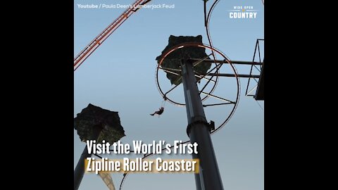 Visit the World's First Zipline Roller Coaster