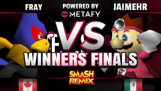 FPS4 Online - Fray (Falco) vs. JaimeHR (Dr. Mario/Dark Samus/Falcon) - Smash Remix W. Finals