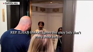 Rep Ilhan Omar Calls Reporter Crazy, Ignores Hamas Questions