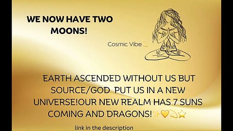 OUR NEW REAL HAS TWO MOONS AND 7 SUNS!😃💛🌟⭐️✨