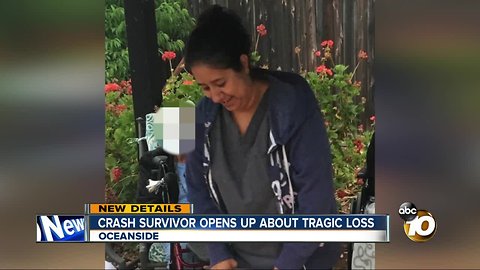 Oceanside crash survivor opens up about tragic loss