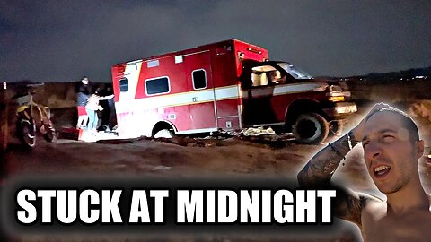 4X4 Ambulance Stuck in Deep Mud!