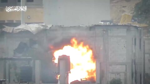 Various Scenes of Al-Qassam Taking Out The Trash In Northern Gaza Strip