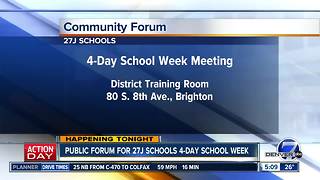 27J schools meeting about 4-day school week