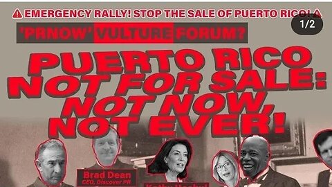 Protest of PRNOW2022 Ciprani Puerto Rico Fundraiser Protest 5/18/23 #puertorico #prnow2022 #prnow