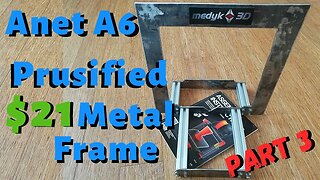 Anet A6 metal frame for $21 - part 3 - cutting the profiles and frame assembly