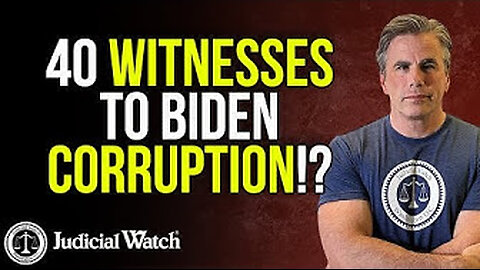 Justice Department & FBI Corruption Exposed in Protection of Biden Crime Family. Judicial Watch