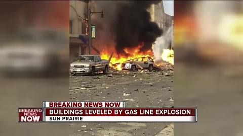 Several injured after Dane County explosion levels buildings