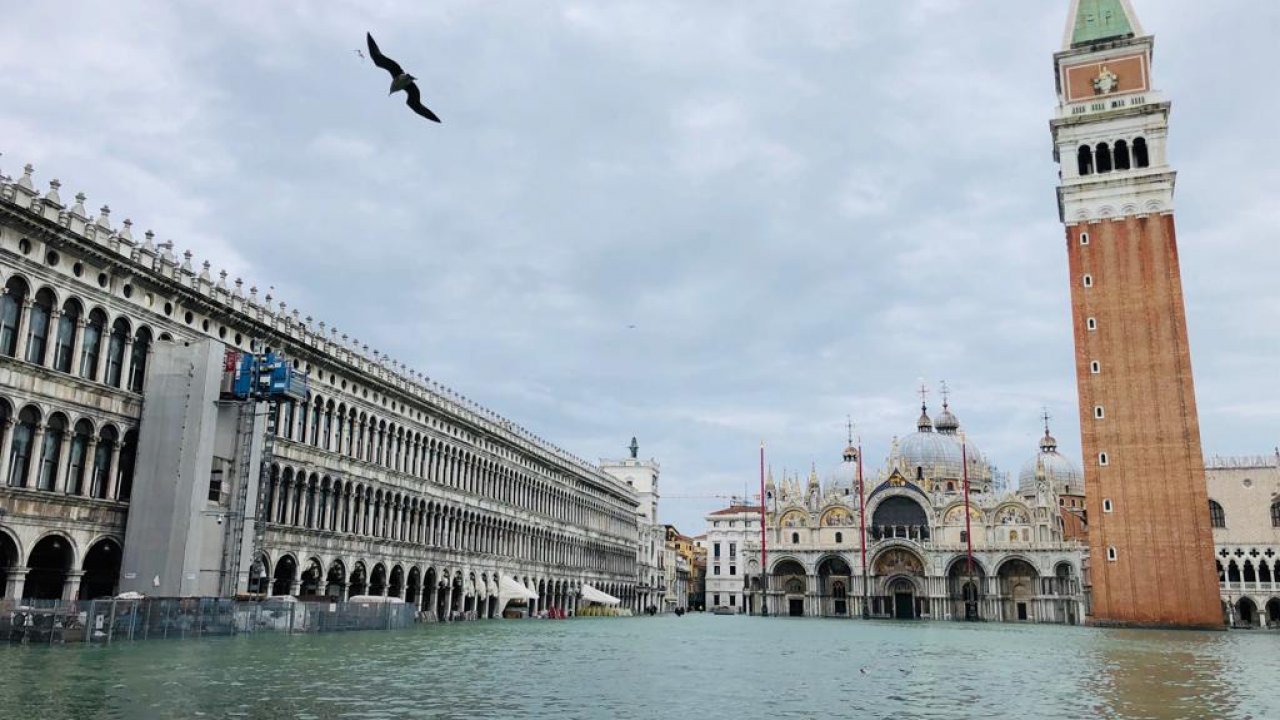 Venice Flooded Again After Another Exceptionally High Tide