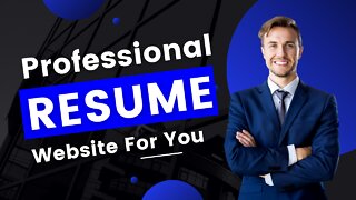 Create A Resume Website