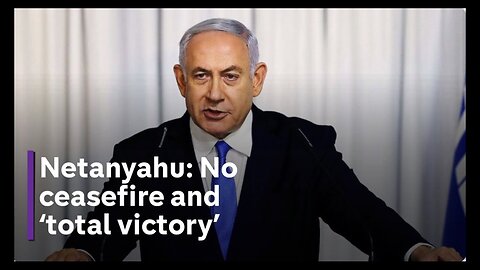 Channel 4 News | Israel-Gaza | Netanyahu says no ceasefire and pledges 'total victory' over Hamas