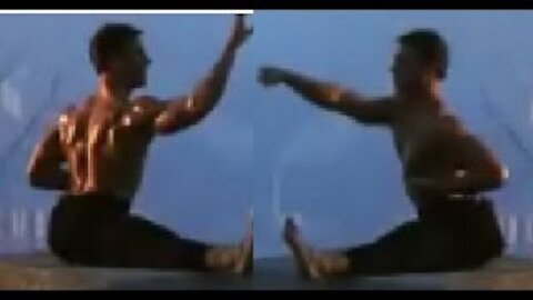 Jean Claude Van Damme Side Split Commedy, Spoof Master, Blood Sport,