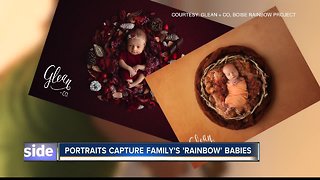 'Rainbow babies' portraits: hope for families, awareness for hospitals