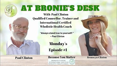 Day #1,200 ~ #broniesworld ~ Mindset Monday with my sweet darling husband Paul R. Clinton