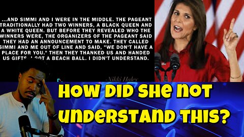 Nikki Haley faced this in ''The South'' at the pageant explained!