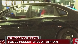 Police Pursuit Ends At Nashville Airport
