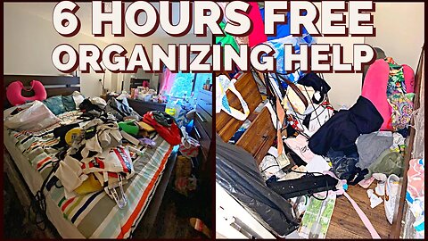 DECLUTTERED BEDROOM ORGANIZING FOR FREE #vlog #motivation #organizing #free #family #mom