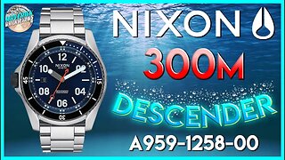 Legit Fashion Diver! | Nixon Descender 300m Quartz Diver A959-1258-00