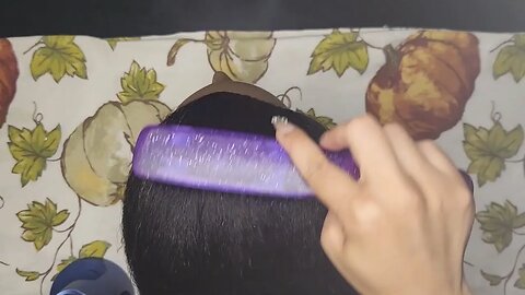 Slightly Aggressive Scalp Massage/Hairbrush 💆🏽‍♀️ ~ ASMR No Talking