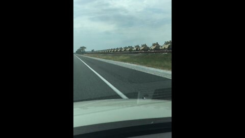 Tanks Headed Southbound Towards Texas....