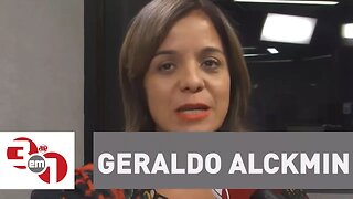 Vera Magalhães: "Mesmo os tucanos têm dificuldades em ter entusiasmo com Geraldo Alckmin