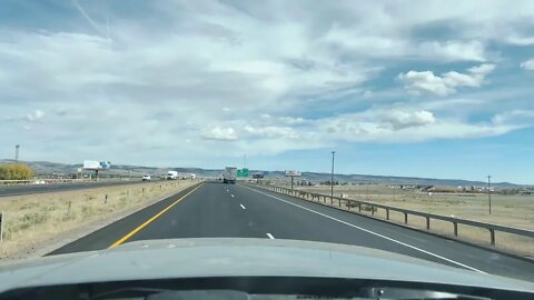 Me and Donnie driving to Wyoming part 4 from little America Truck Stop on I80