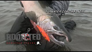 Alaska Salmon Fishing | Topwater Coho Madness in the Alaskan Wilderness | Addicted Alaska Ep. #3